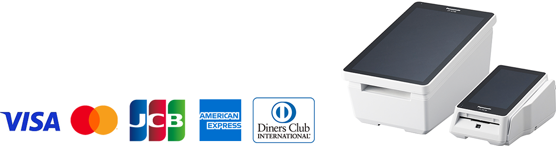 VISA mastercard JCB AMERICAN EXPRESS Diners Club